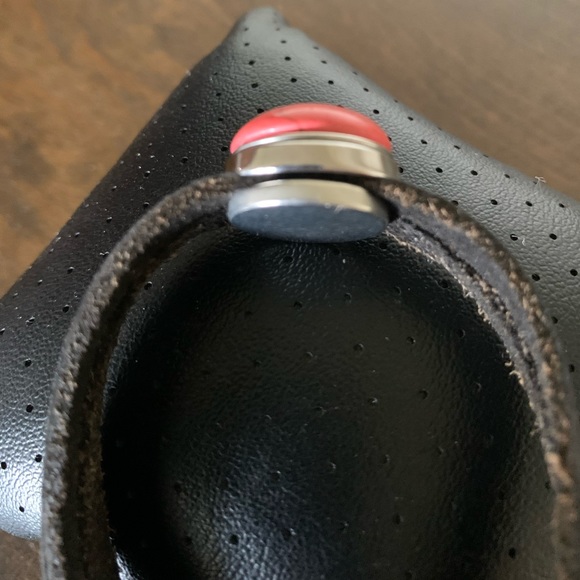 SOUTHWEST LEATHER STONE BRACELET - Picture 4 of 10